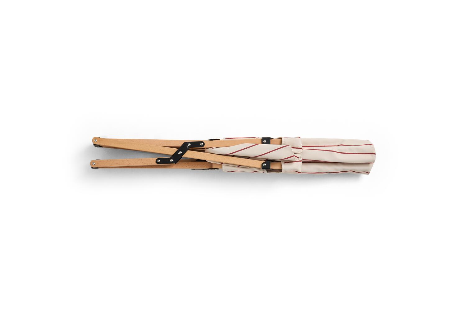 x Jasper Morrison klapstol - Beige with red stripe